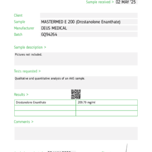 MASTERMED E 200 Test Report