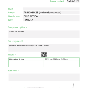 PRIMOMED Test Report