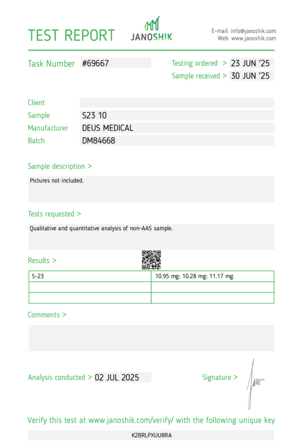 S23 10_Test Report #69667