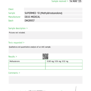 SUPERMED 10_Test Report #65036