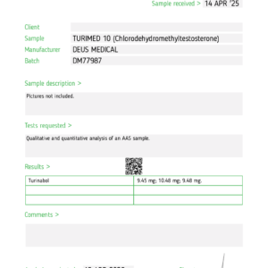 TURIMED Test Report